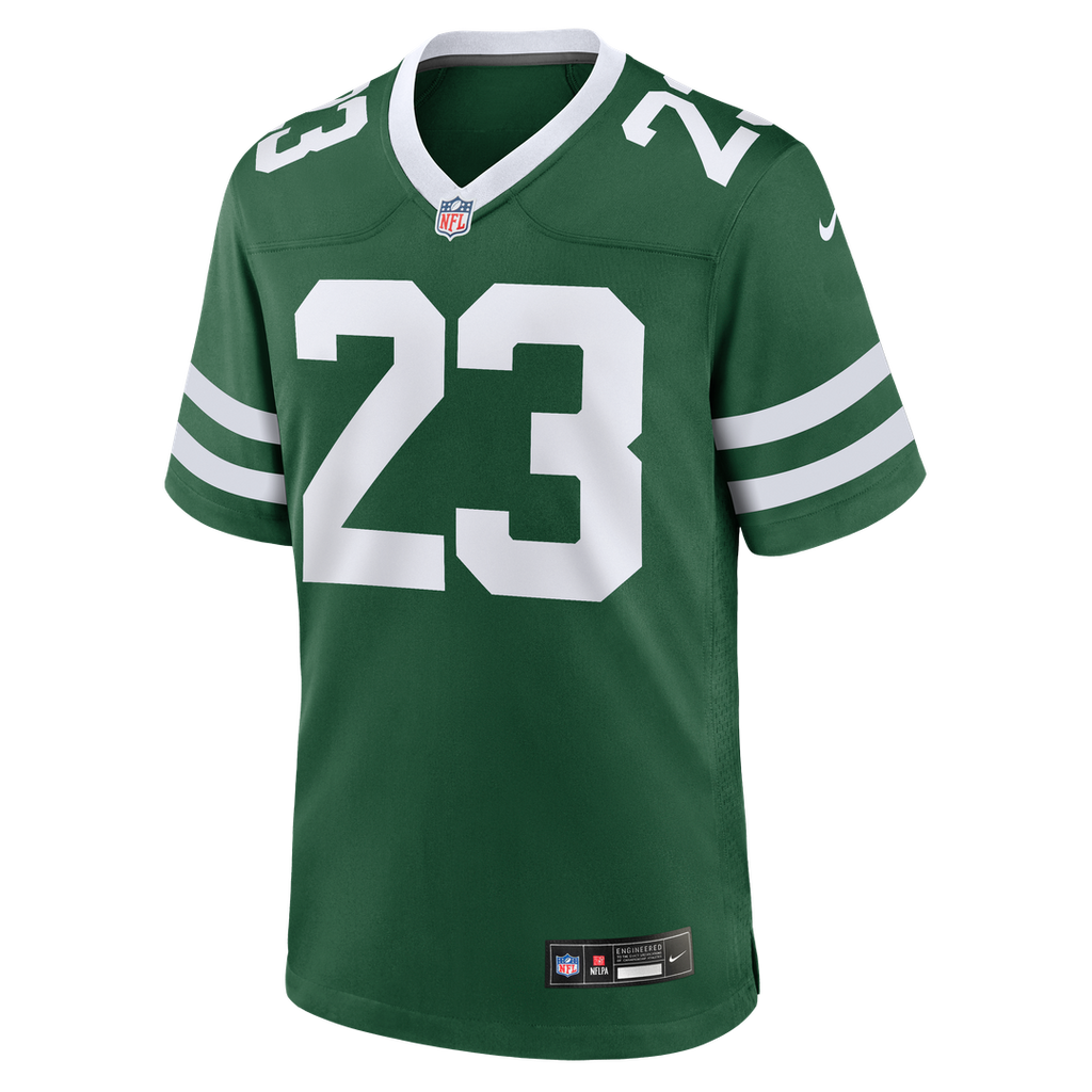 New York Jets Azareye'h Thomas Nike Legacy Green Team Game Jersey