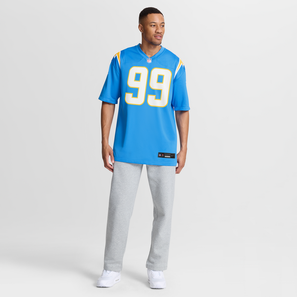 Los Angeles Chargers Jamaree Caldwell Nike Powder Blue Team Game Jersey