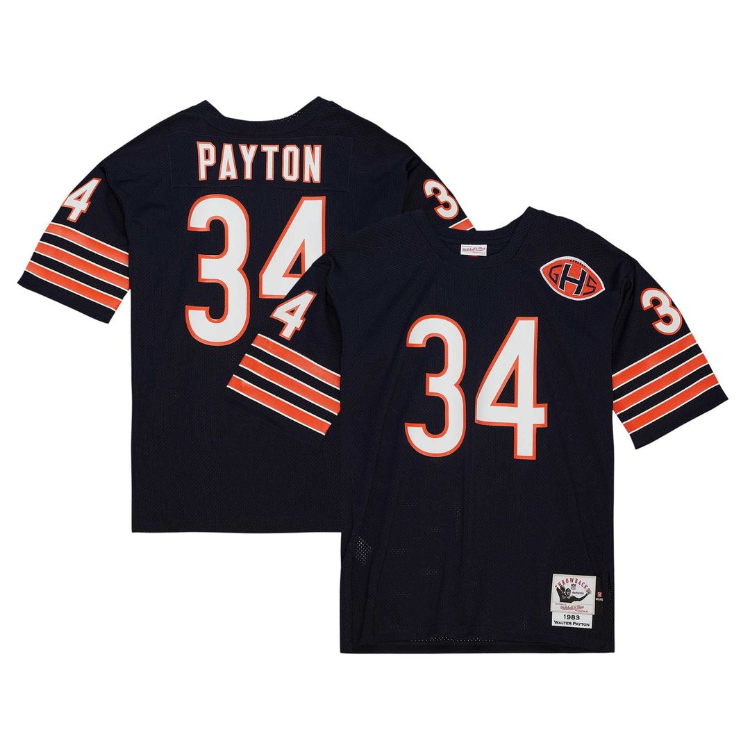Chicago Bears 1985 Walter Payton Mitchell & Ness White Authentic Throwback Retired Player Jersey
