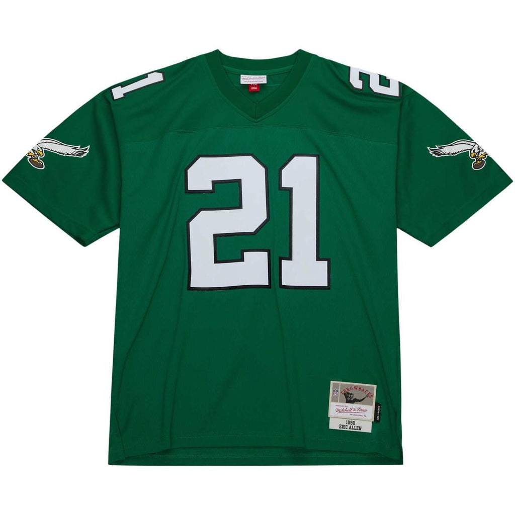 Philadelphia Eagles Eric Allen Mitchell & Ness Kelly Green Legacy Replica Jersey