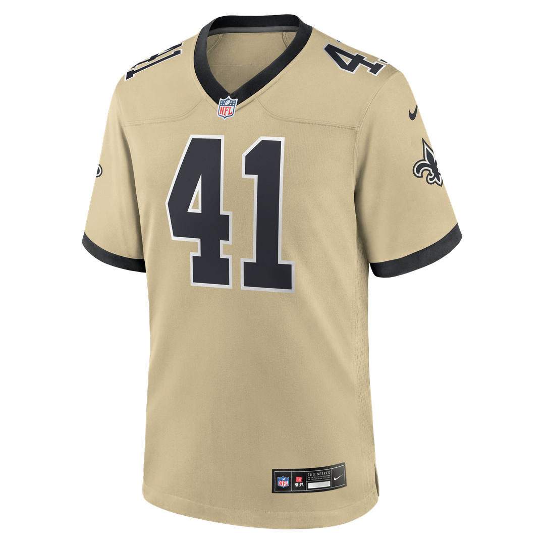 New Orleans Saints Alvin Kamara Nike Gold Gameday Golds Alternate Game Player Jersey