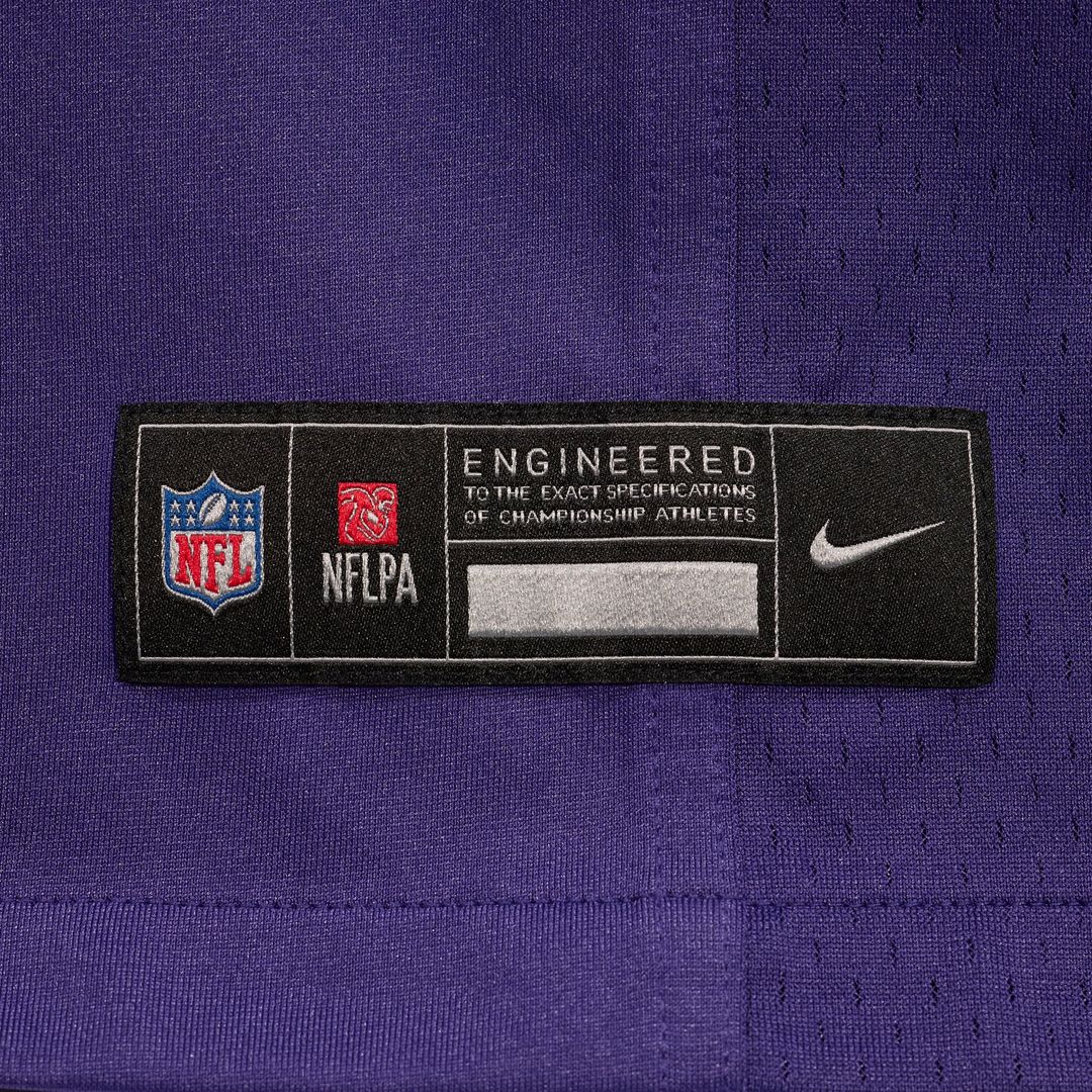 Baltimore Ravens Justice Hill Nike Purple Game Jersey