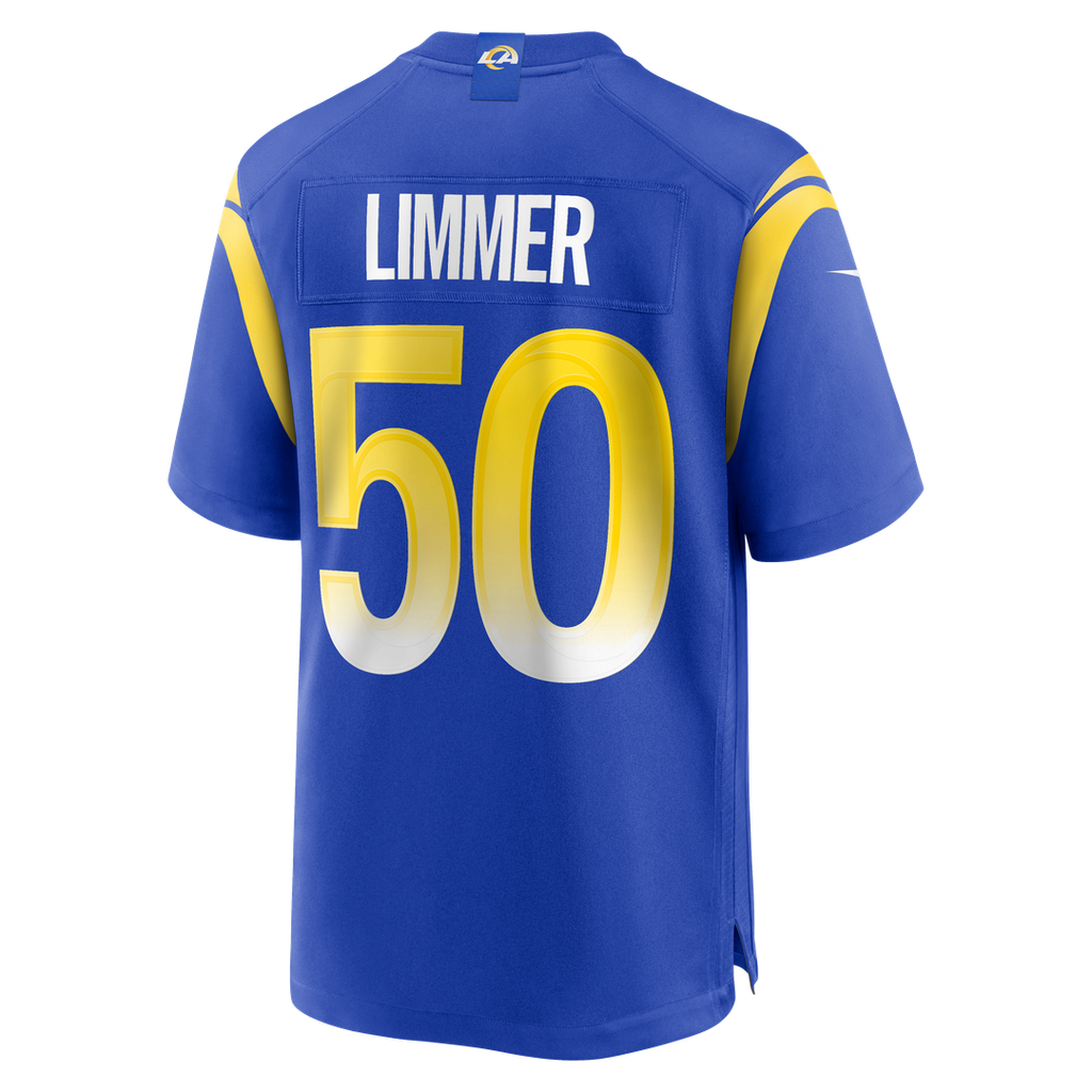 Los Angeles Rams Beaux Limmer Nike Royal Team Game Jersey