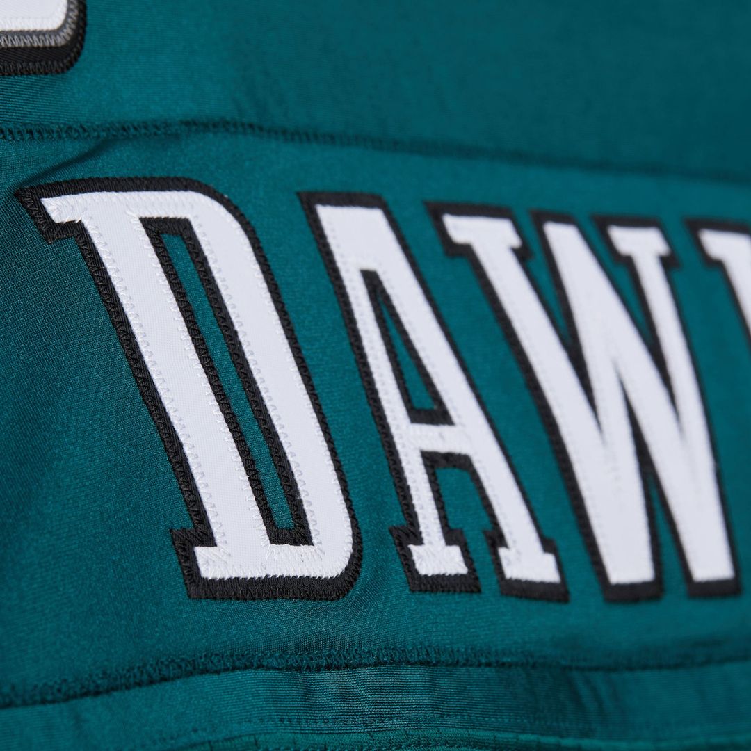 Philadelphia Eagles Brian Dawkins Mitchell & Ness Green 2007 Authentic Throwback Retired Player Jersey