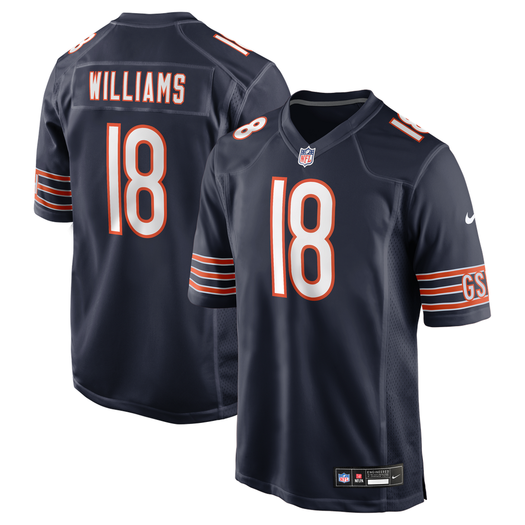Chicago Bears Caleb Williams Nike Navy Player Game Jersey