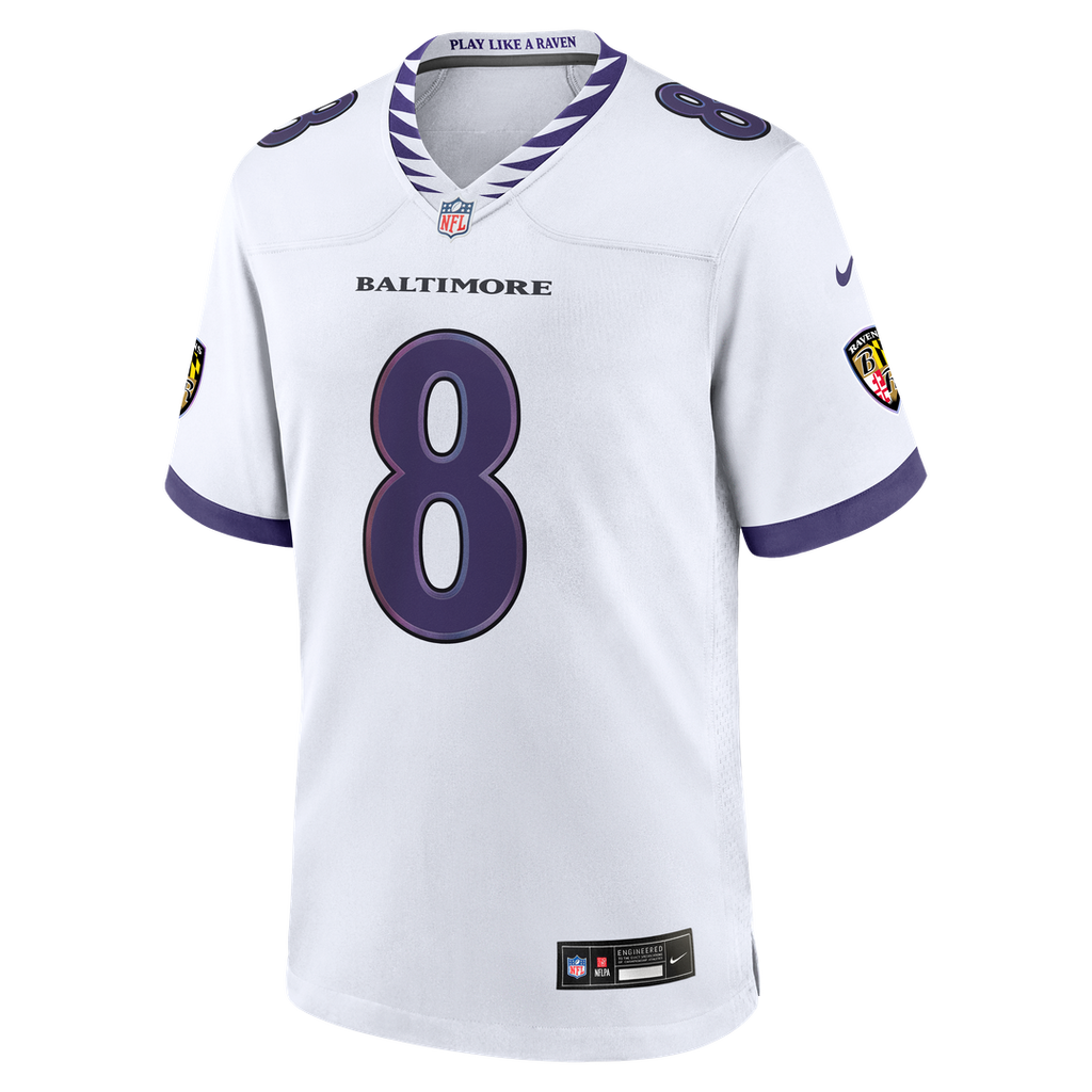 Baltimore Ravens Lamar Jackson Nike Black Alternate Game Jersey