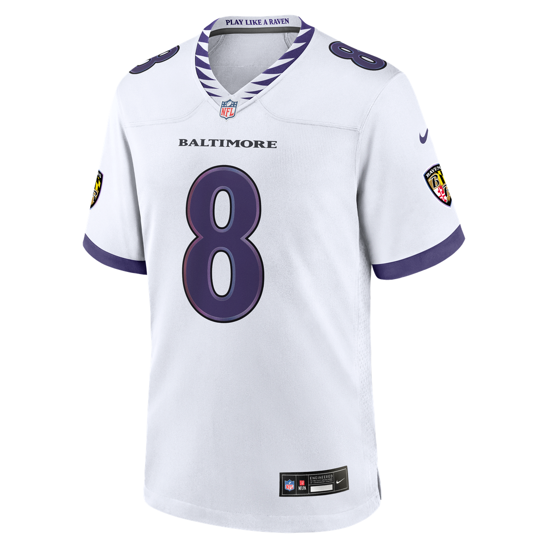 Baltimore Ravens Lamar Jackson Nike Black Alternate Game Jersey