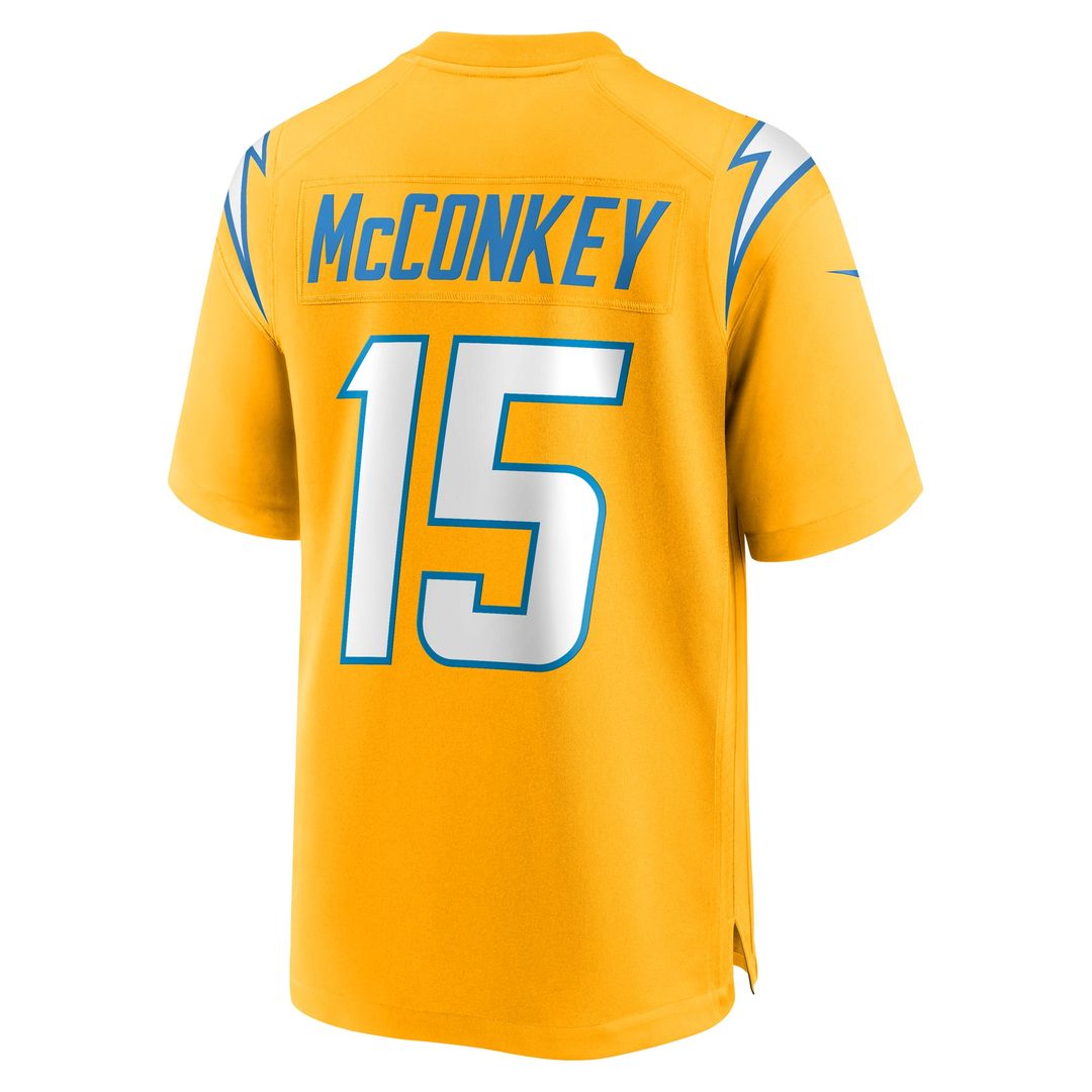 Los Angeles Chargers Ladd McConkey Nike Navy Alternate Super Chargers Game Player Jersey
