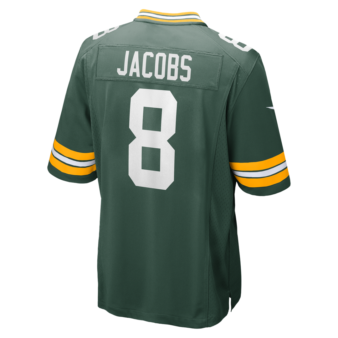 Green Bay Packers Josh Jacobs Nike Green Team Game Jersey