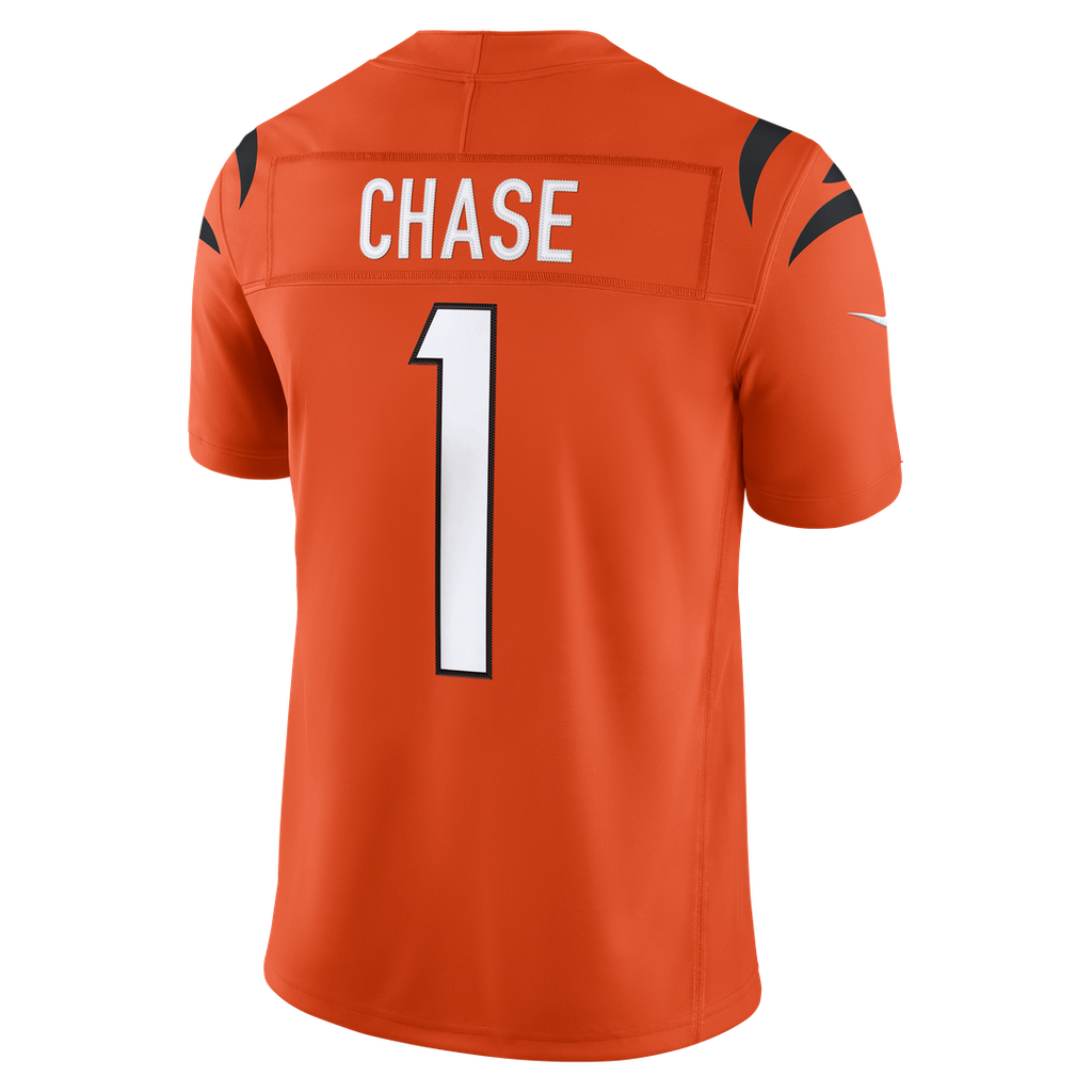 Cincinnati Bengals Ja'Marr Chase Nike White Vapor F.U.S.E. Stitched Limited Jersey