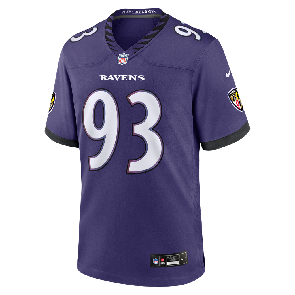 Baltimore Ravens Calais Campbell Nike Purple Team Game Jersey