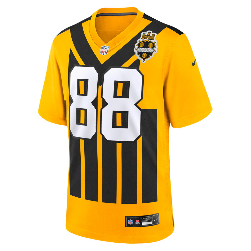 Pittsburgh Steelers Pat Freiermuth Nike Gold Alternate 1933 Throwback Game Jersey
