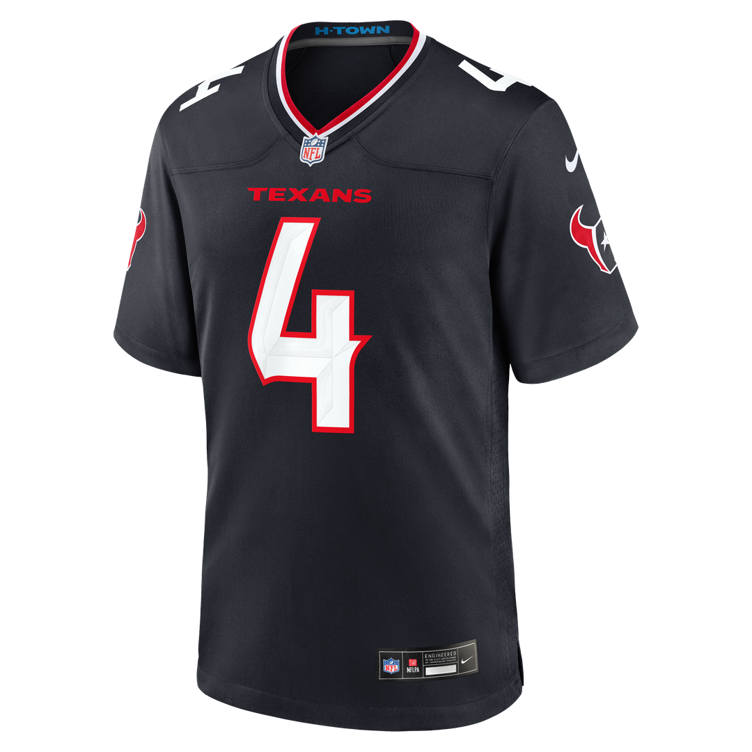 Houston Texans Woody Marks Nike Navy Team Game Jersey