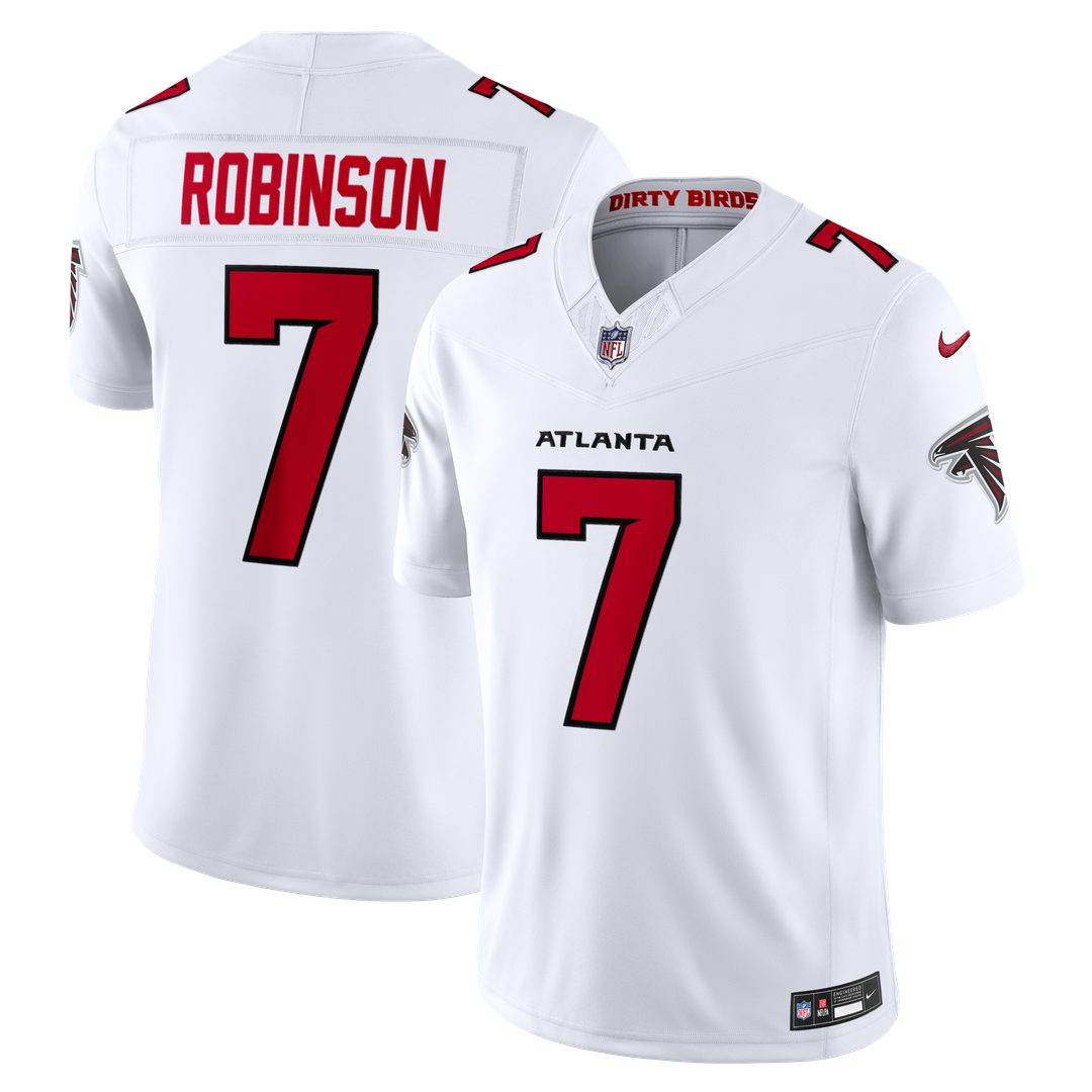 Atlanta Falcons Bijan Robinson Nike Black Alternate Throwback Vapor F.U.S.E. Stitched Limited Jersey