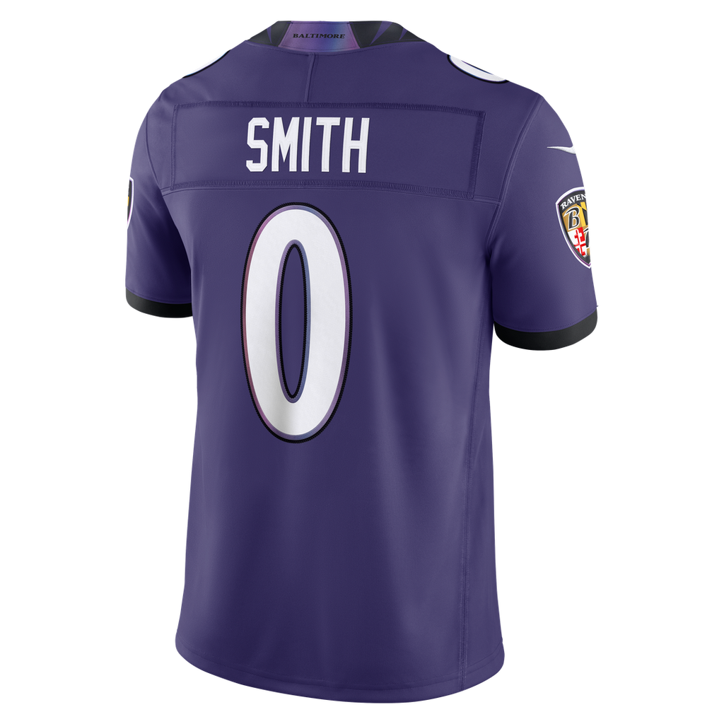 Baltimore Ravens Roquan Smith Nike Purple Team Vapor F.U.S.E. Stitched Limited Jersey