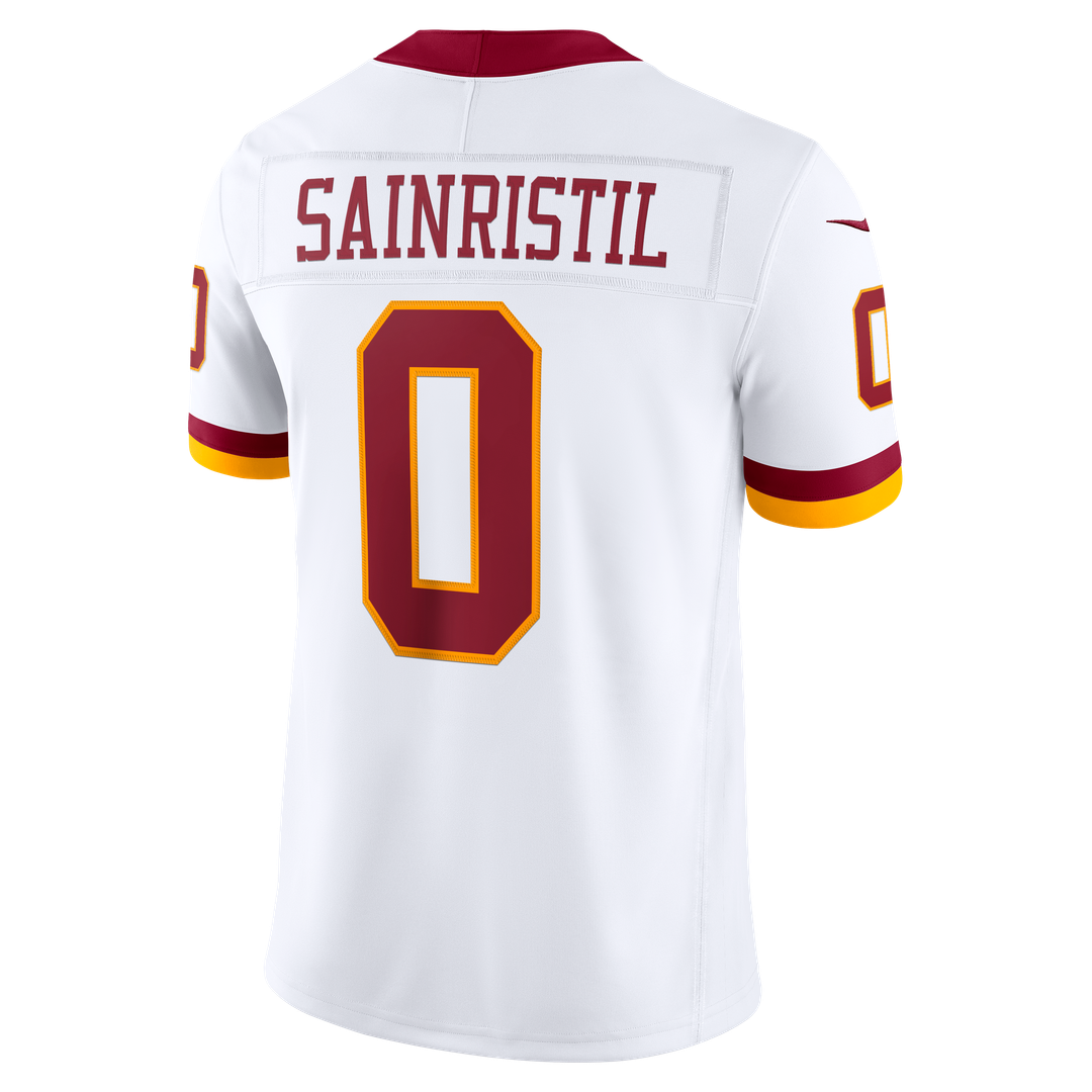 Washington Commanders Mike Sainristil Nike White Vapor F.U.S.E. Stitched Limited Jersey