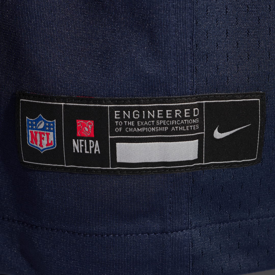 Chicago Bears Garrett Bradbury Nike Navy Team Game Jersey