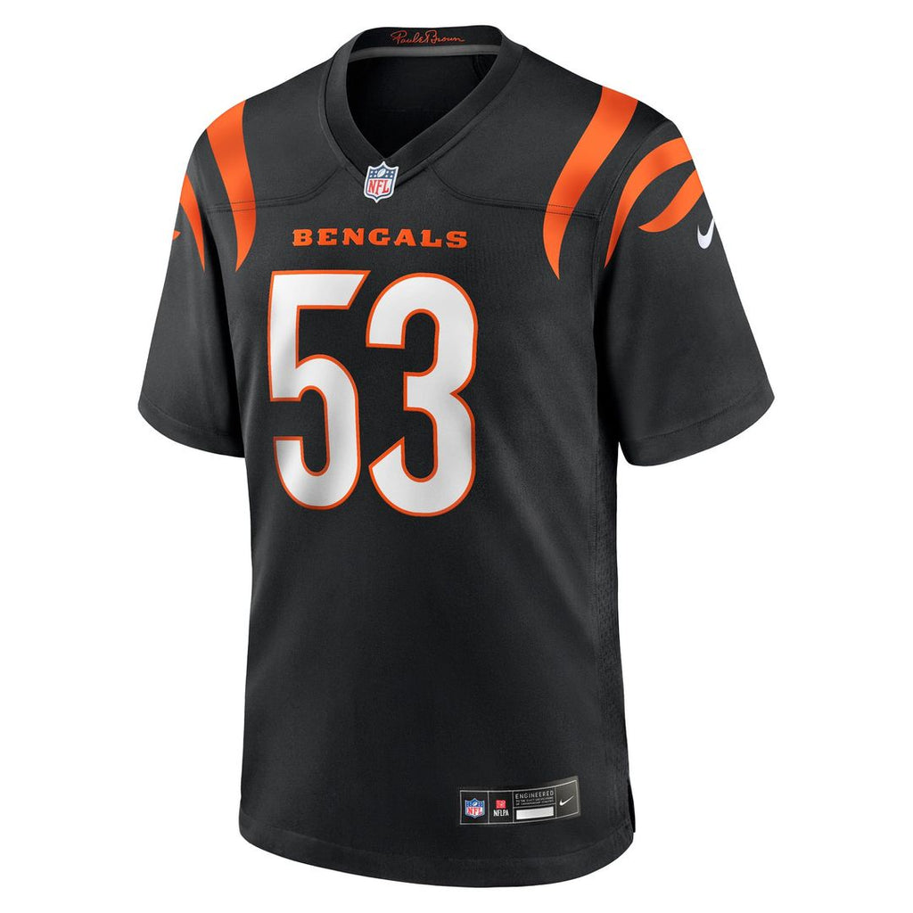 Cincinnati Bengals Boye Mafe Nike Black Team Game Jersey