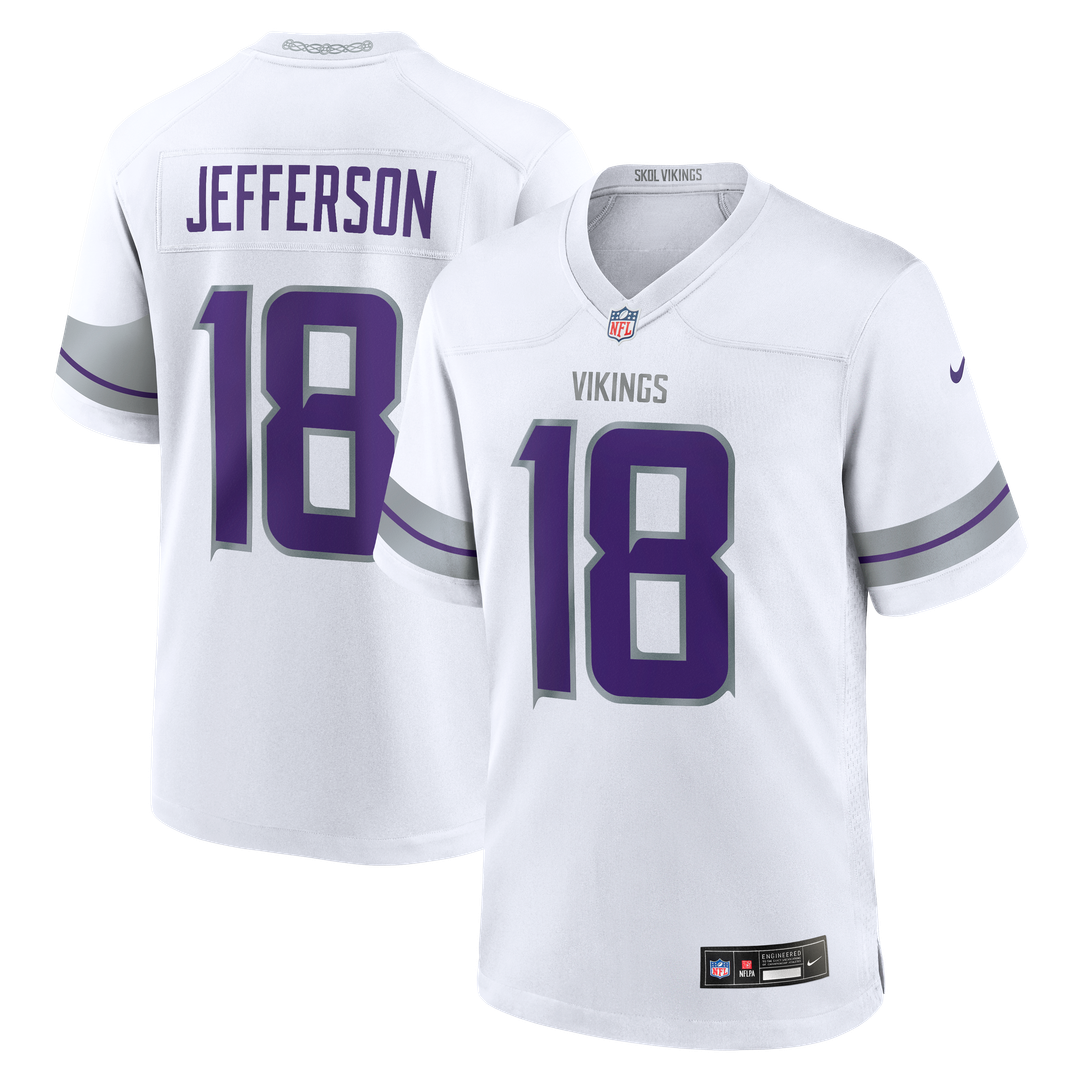 Minnesota Vikings Justin Jefferson Nike Purple Classic Player Game Jersey