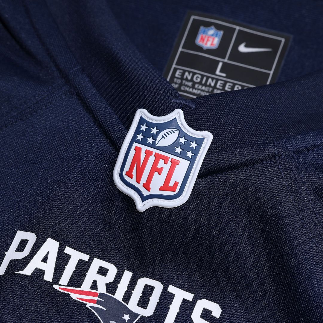 New England Patriots Marcus Bryant Nike Navy Team Game Jersey