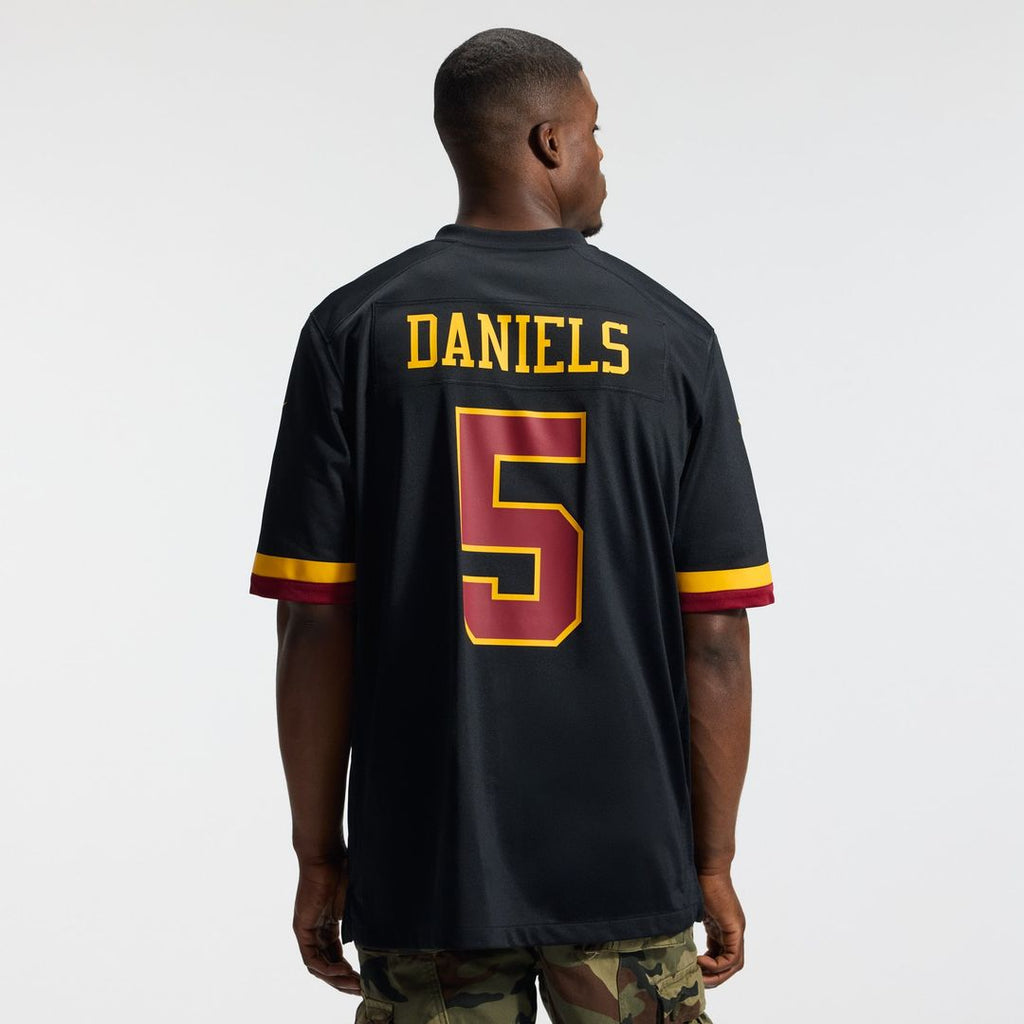 Washington Commanders Jayden Daniels Nike White Game Super Bowl Era Jersey