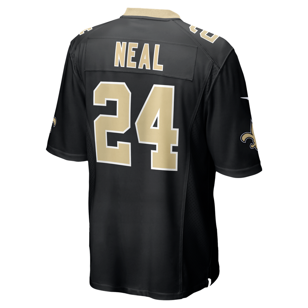 New Orleans Saints Devin Neal Nike Black Team Game Jersey