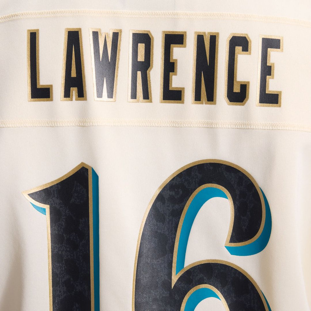 Jacksonville Jaguars Trevor Lawrence Nike Natural 2026 Rivalries Collection Game Jersey