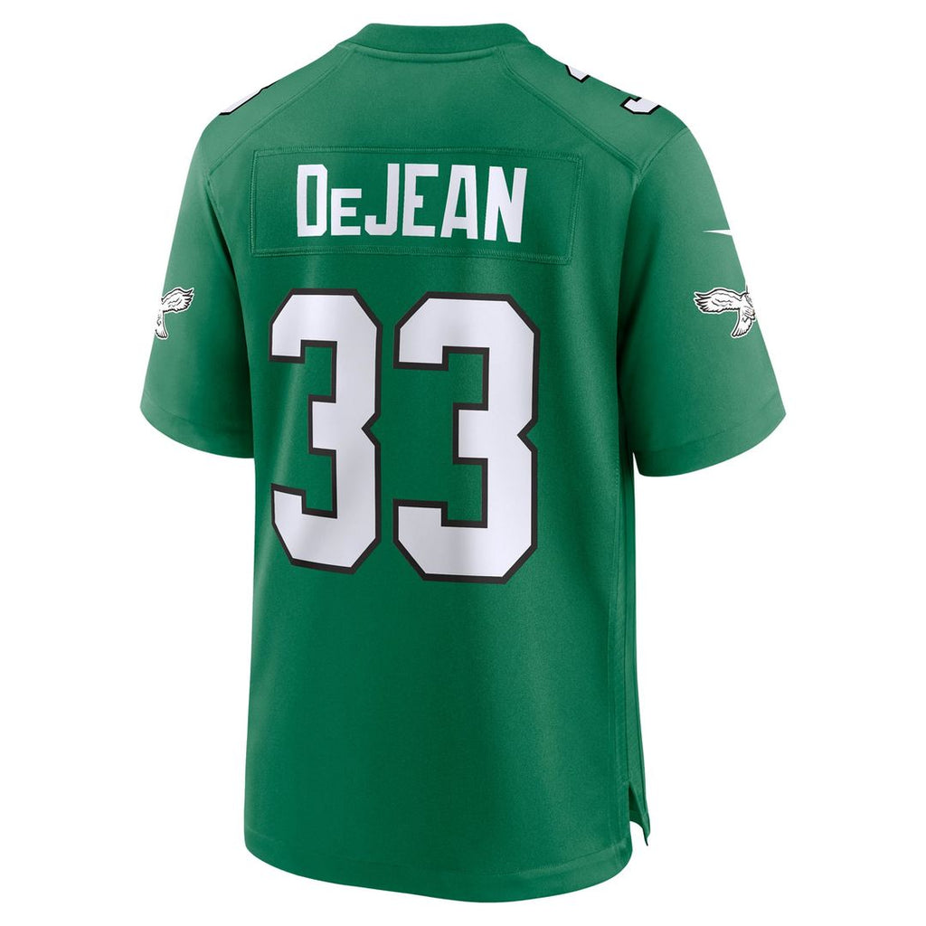 Philadelphia Eagles Cooper DeJean Nike Midnight Green Team Game Jersey