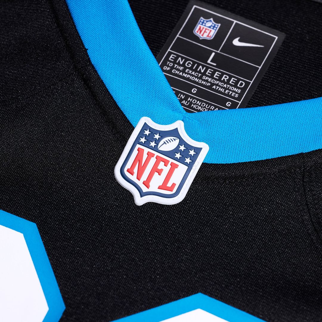 Carolina Panthers Bobby Brown III Nike Black Team Game Jersey