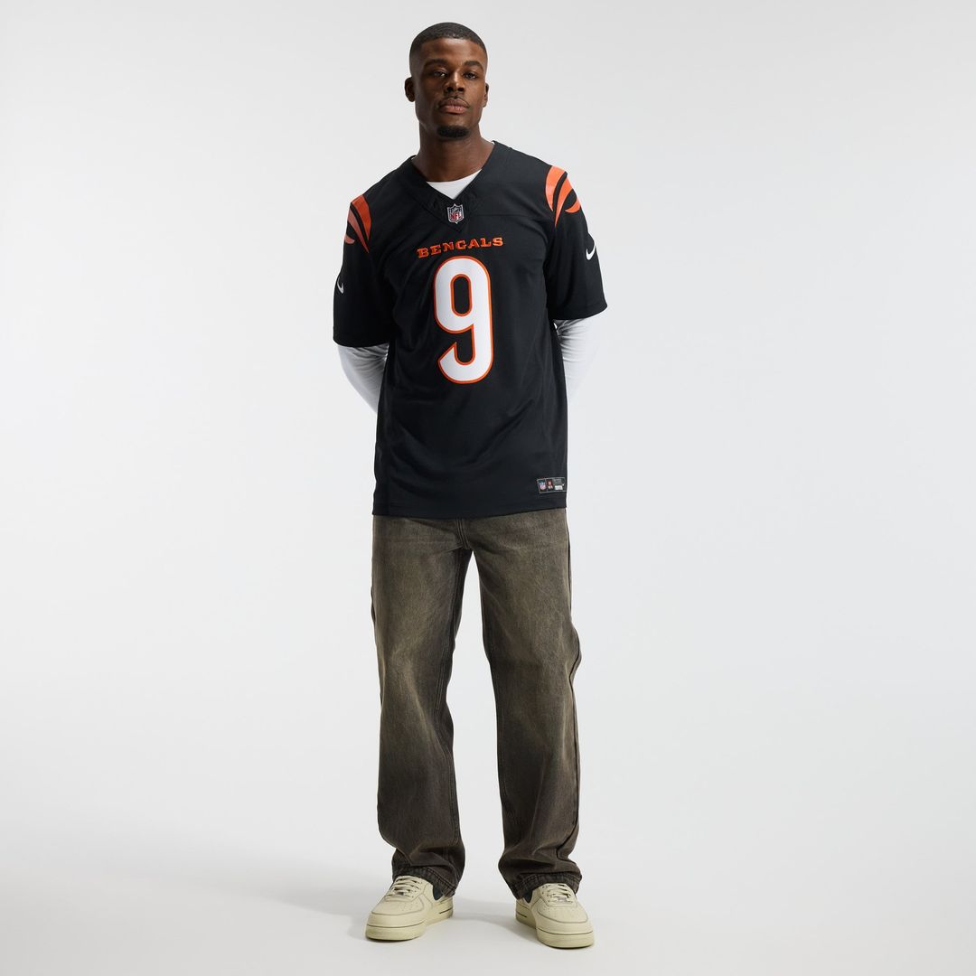 Cincinnati Bengals Joe Burrow Nike Orange Alternate Vapor F.U.S.E. Stitched Limited Jersey
