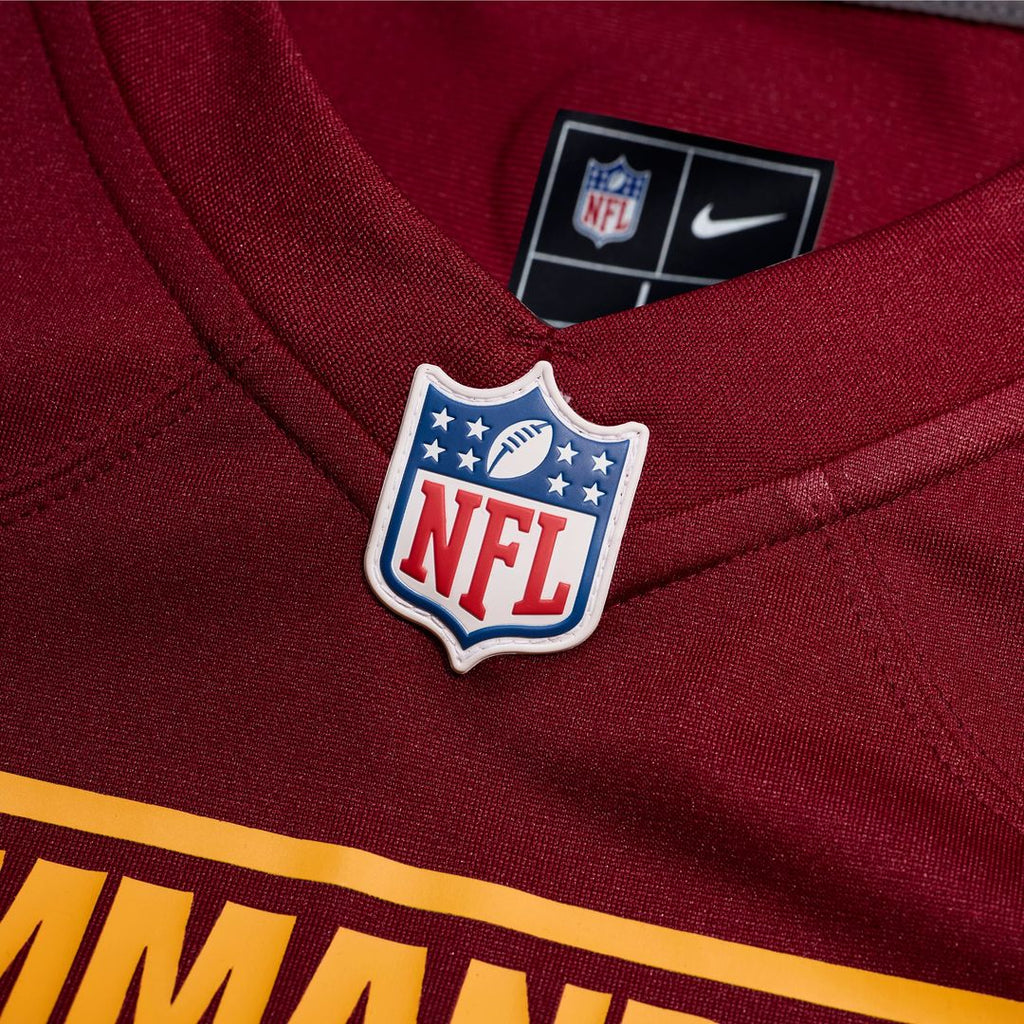 Washington Commanders Deatrich Wise Jr. Nike Burgundy Team Game Jersey