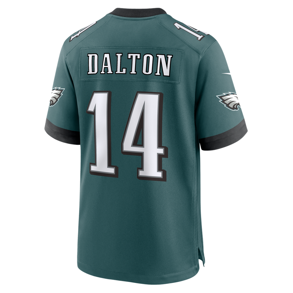 Philadelphia Eagles Andy Dalton Nike Midnight Green Team Game Jersey