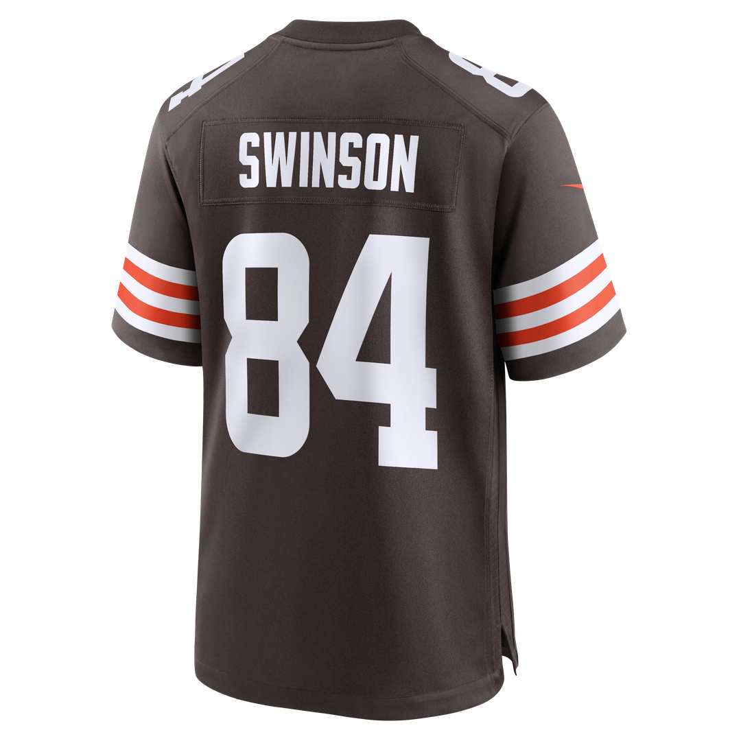 Cleveland Browns Messiah Swinson Nike Brown Team Game Jersey