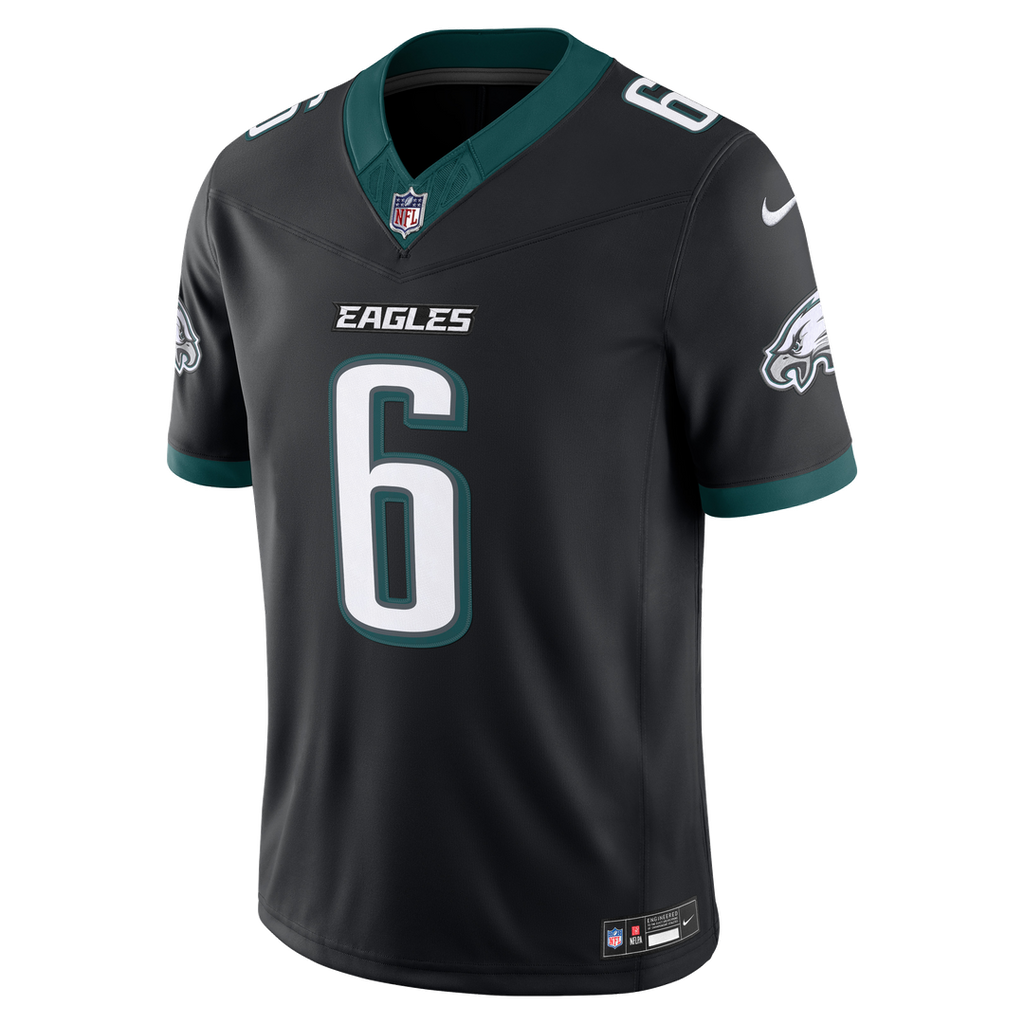 Philadelphia Eagles DeVonta Smith Nike Black Alternate Vapor F.U.S.E. Stitched Limited Jersey