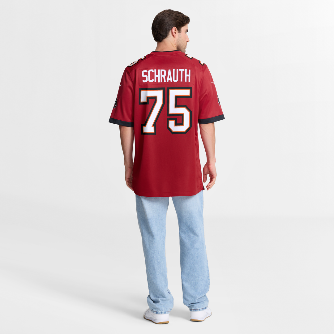 Tampa Bay Buccaneers Billy Schrauth Nike Red Team Game Jersey