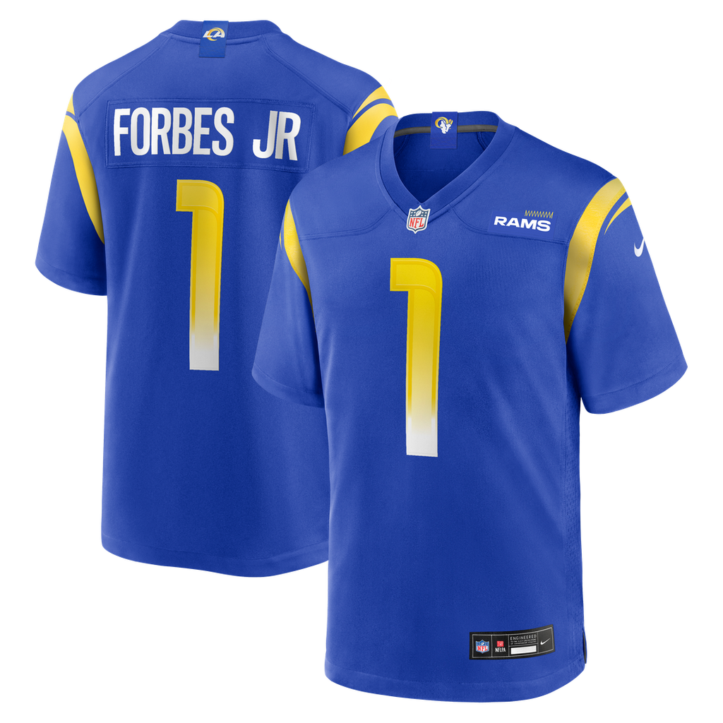 Los Angeles Rams Emmanuel Forbes Jr. Nike Royal Team Game Jersey