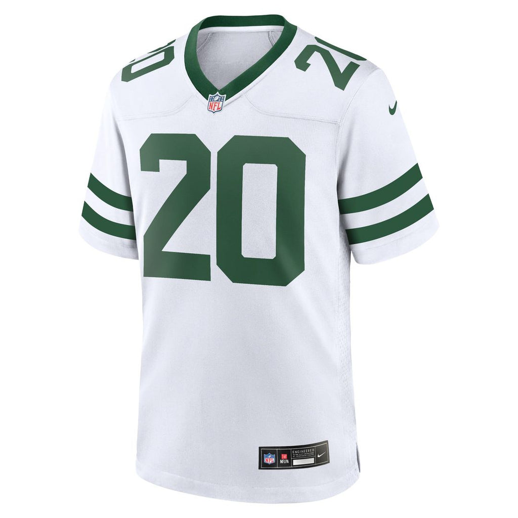 New York Jets Breece Hall Nike Legacy White Game Jersey