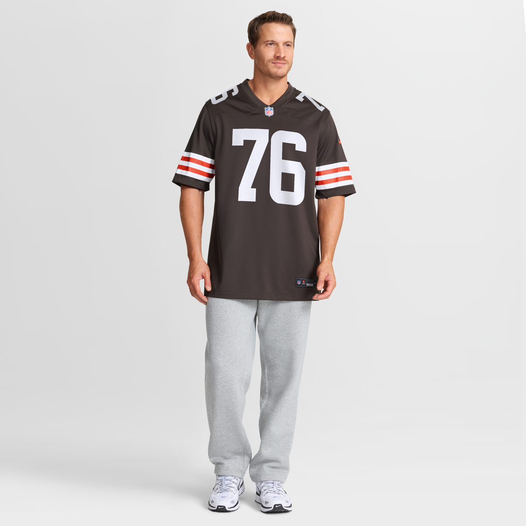 Cleveland Browns Lou Groza Nike Brown Game Retired Player Jersey