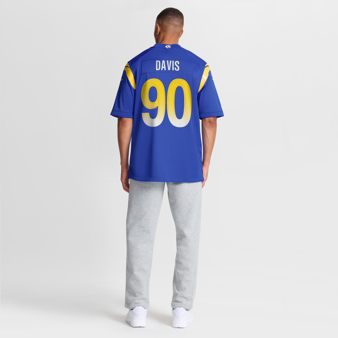 Los Angeles Rams Tyler Davis Nike Royal Team Game Jersey