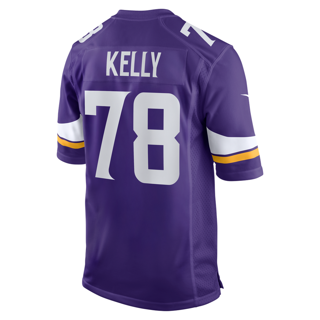 Minnesota Vikings Ryan Kelly Nike Purple Team Game Jersey