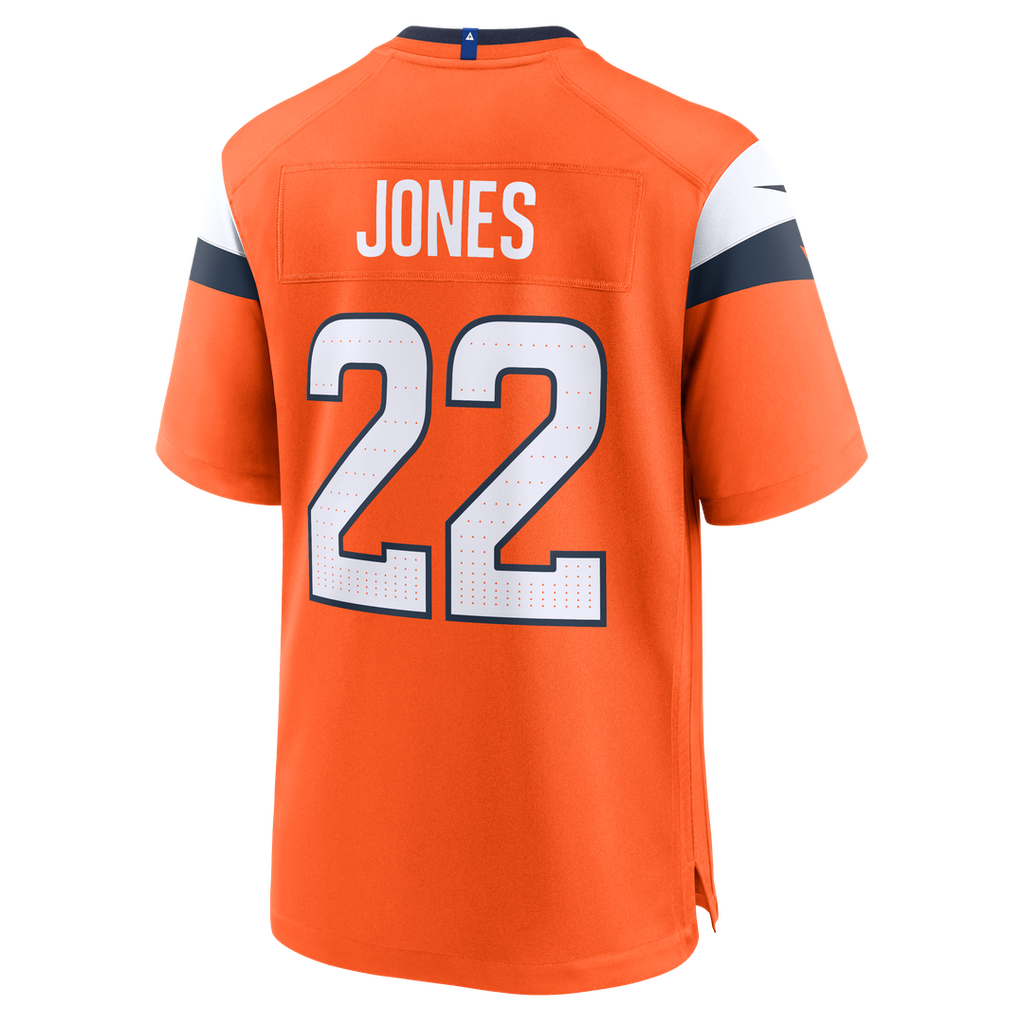 Denver Broncos Brandon Jones Nike Orange Team Game Jersey