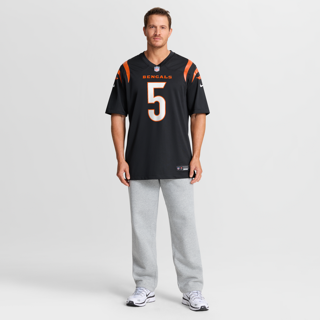 Cincinnati Bengals Tee Higgins Nike Black Game Player Jersey