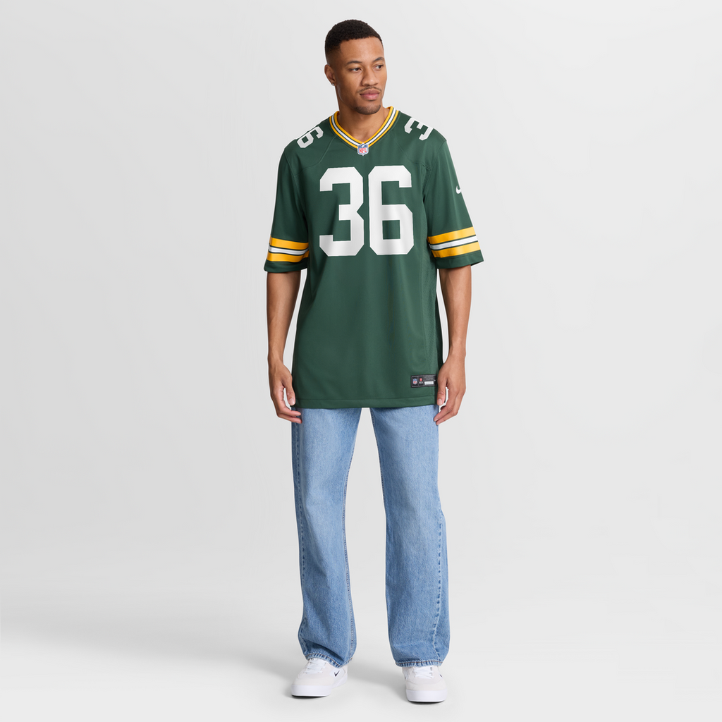 Green Bay Packers Kamal Hadden Nike Green Team Game Jersey