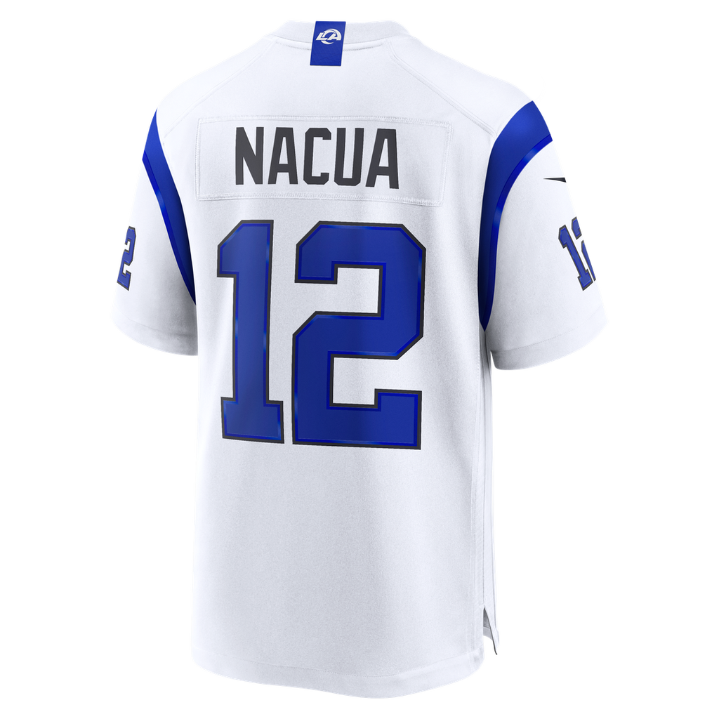 Los Angeles Rams Puka Nacua Nike Fearsome White Game Jersey