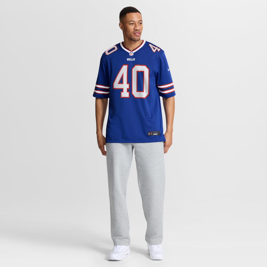 Buffalo Bills Matthew Wright Nike Royal Team Game Jersey