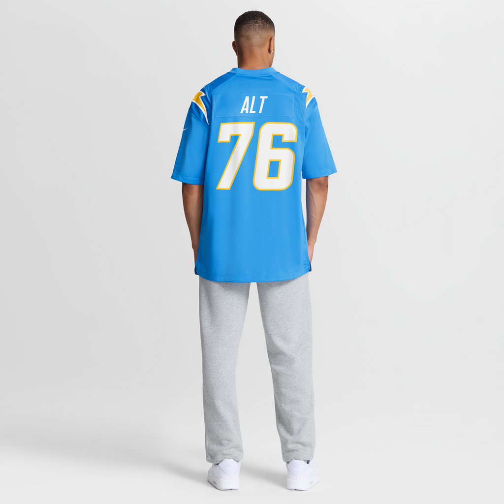 Los Angeles Chargers Joe Alt Nike Gold Alternate Charger Power Game Player Jersey