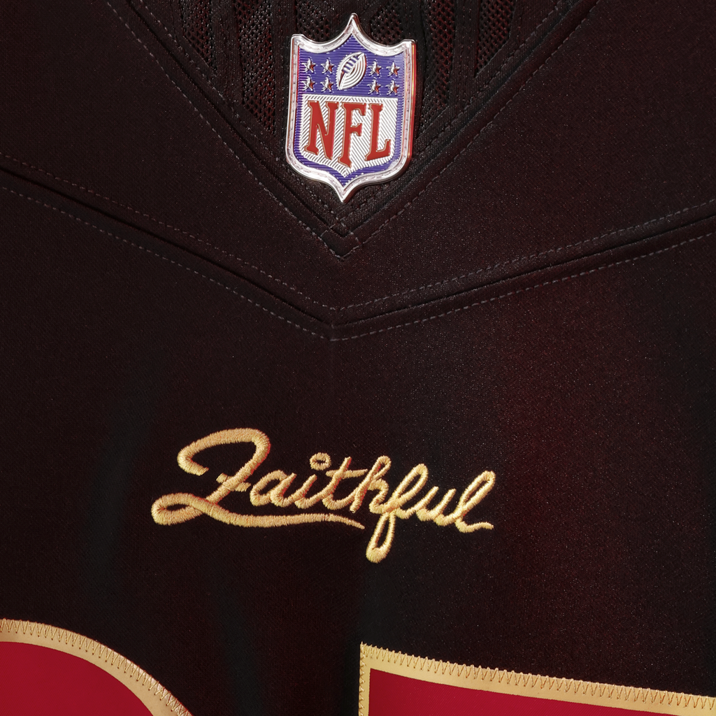 San Francisco 49ers The Faithful Nike Black Rivalries Collection Stitched Limited Jersey