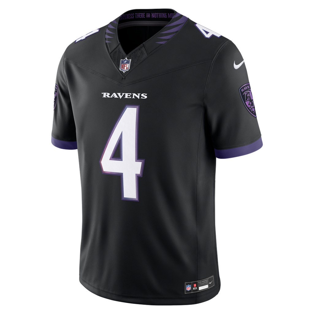 Baltimore Ravens Zay Flowers Nike Black Alternate Alternate Vapor F.U.S.E. Stitched Limited Jersey