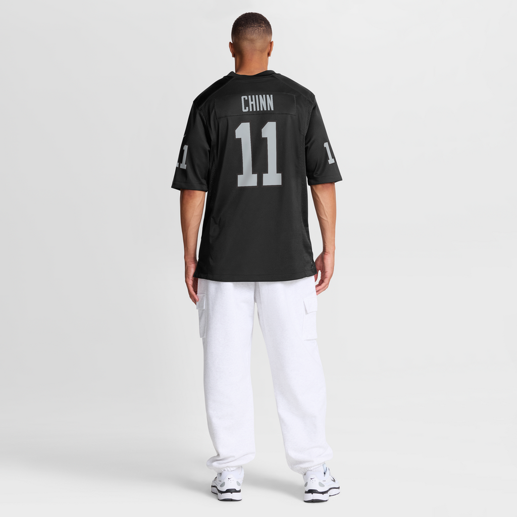 Las Vegas Raiders Jeremy Chinn Nike Black Team Game Jersey