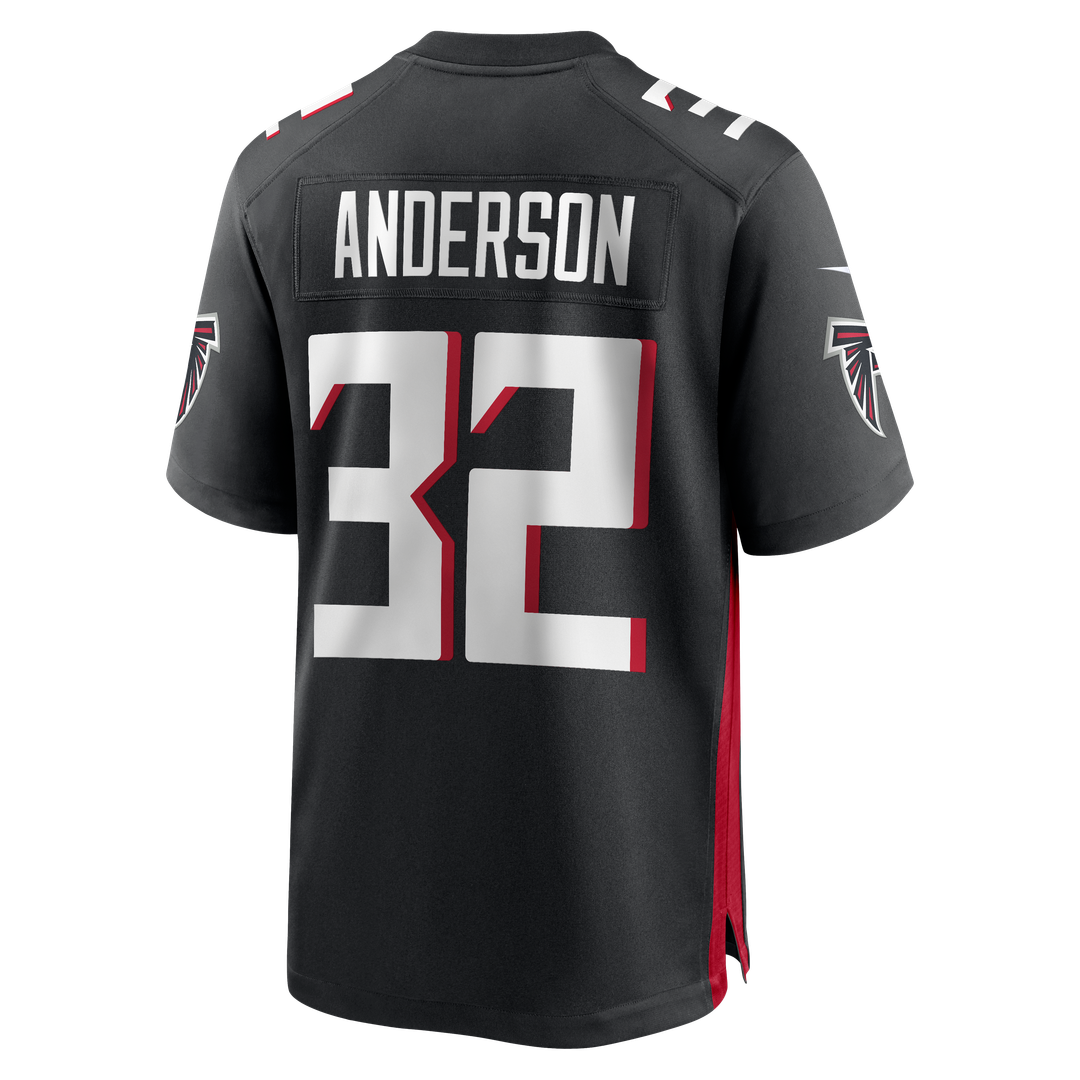 Atlanta Falcons Jamal Anderson Nike Black Game Retired Player Jersey